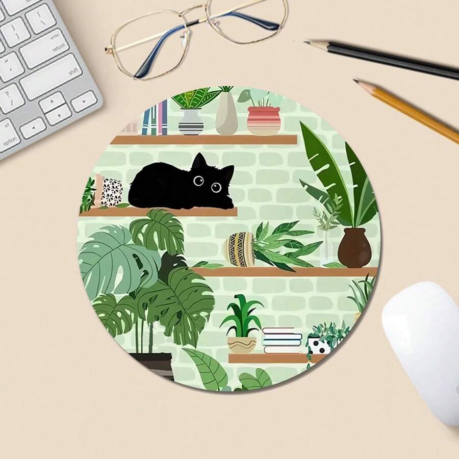 Mousepad Fofo com Base de Borracha Antideslizante, Mousepad Engraçado Adequado para Mouse Wireless de Computador Desktop, Escritório/Laptop, Decoração, Presente de Suprimentos de Escritório Adorável para Mulheres e Meninas