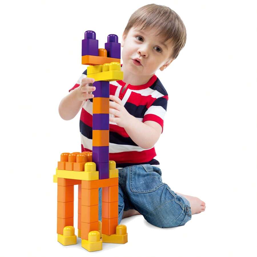 Blocos De Montar Infantil 60pçs Grande Encaixe Brinquedo Educativo - Dismat