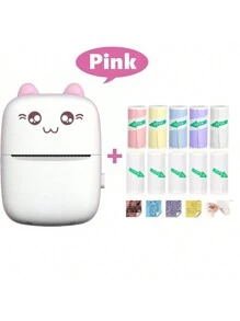Pink Printer With 10Rolls(5WS1CS5)