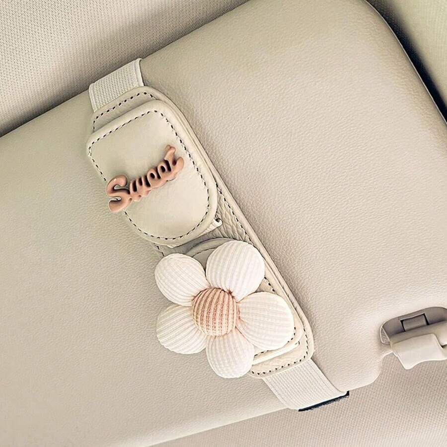 Car Sunglasses Holder Clip With Sun Visor Multifunctional Storage For Glasses Bank Cards Receipts Magnetic Sun Visor Glasses Clip Sun Visor Eyewear Clamp Car Eyeglass Clip