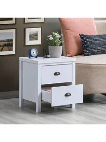 Double drawer white