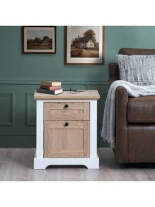 2-layer drawer-two-tone