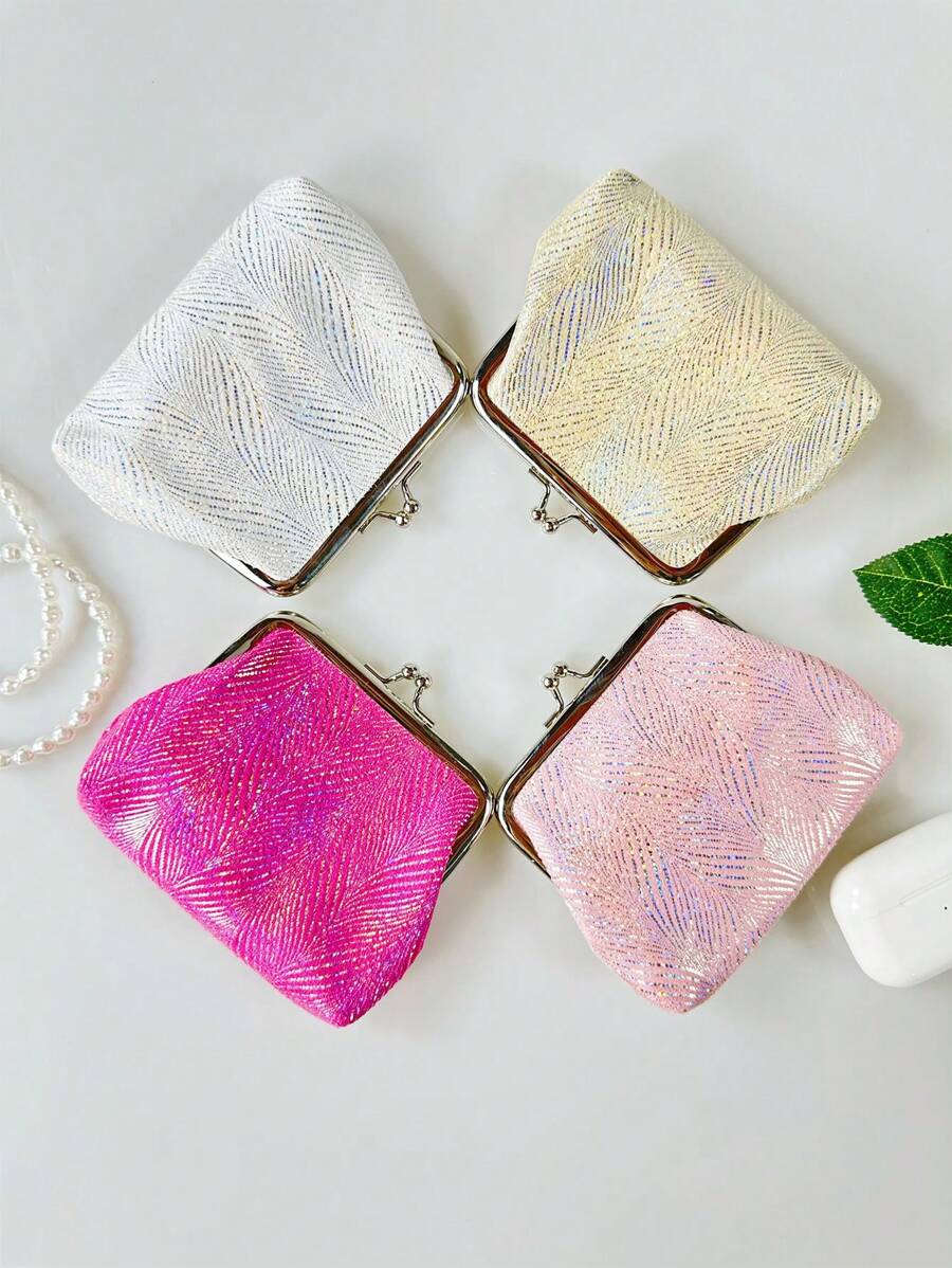 Textured Fabric Small & Card Holder Velvet Material Gifts Essentials Items For Women Wallet Mini Wallet Purse Wallet Coin Wallet