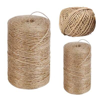 1Roll 1.5mm X 98.4/326/656ft Garden Twine Strong Natural Jute 98.4 Feet Long Brown Twine For Gardening Tomato Climbing Plant Tie Floristry Crafts Gift Wrapping Packing Decor For Festival,Garden Tools, Gardening Tools For Garden