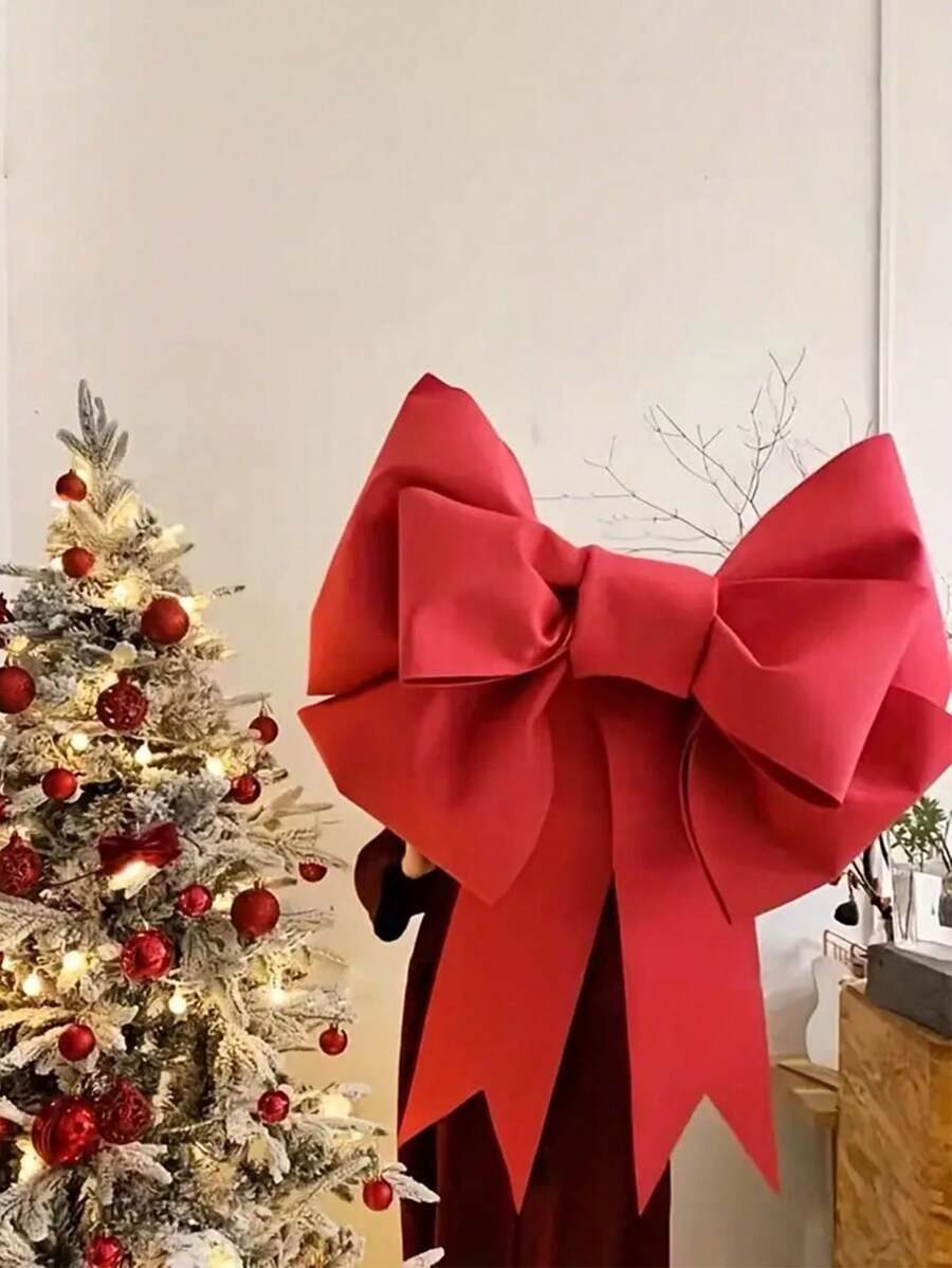 1pc DIY Sponge Paper Bow, Extra Large Fashion Color Bow For Craft Shop Decoration, Wedding, Valentine's Day, New Year's Eve, Birthday Hanging Decor, Home Decor, Scene Decor, Theme Party Decor, Decoration Best Gifts Birthday