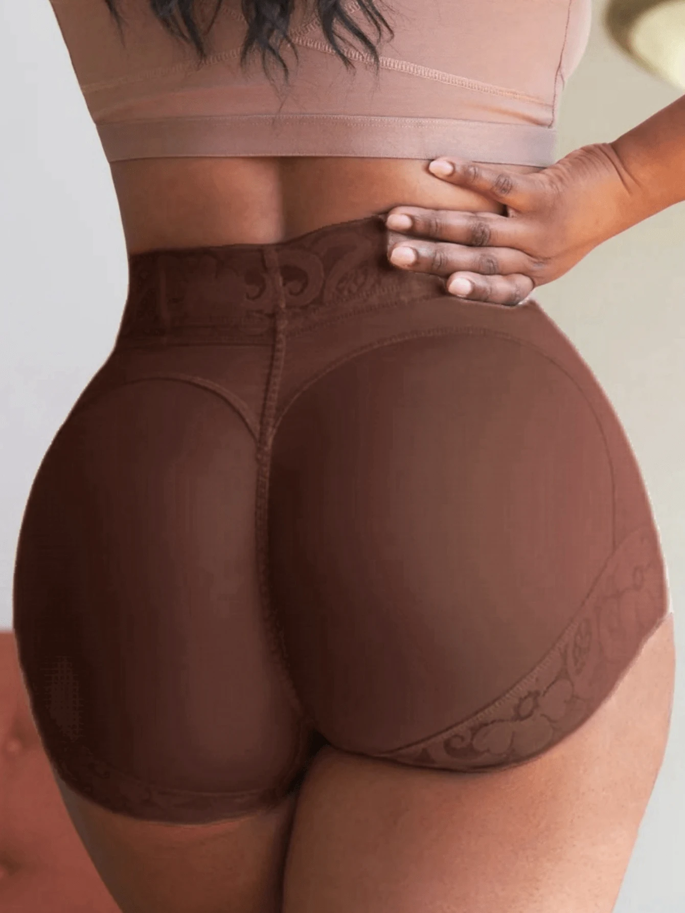 1pc Women's Body Shorts Shaping Slimming Leggings With Non-Slip Silicone Grip, Tummy Control Butt Lifter Body Shaper,Suitable For Daily Wear