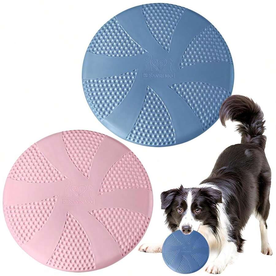 Frisbe Disco Cachorro Brinquedo Pet Textura Aerodinâmica Qualidade Sanremo