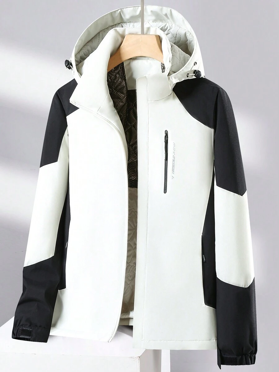Couples Hooded Winter Warm Insulated Windproof Waterproof Outdoor Hiking Soft Shell Jacket - Women's Quilted Outerwear