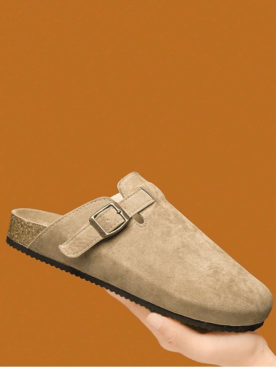 Tongs décontractées pour hommes, sandales confortables à semelle épaisse antidérapante, chaussons unisexes pour intérieur/extérieur pour le printemps, l'automne et l'hiver