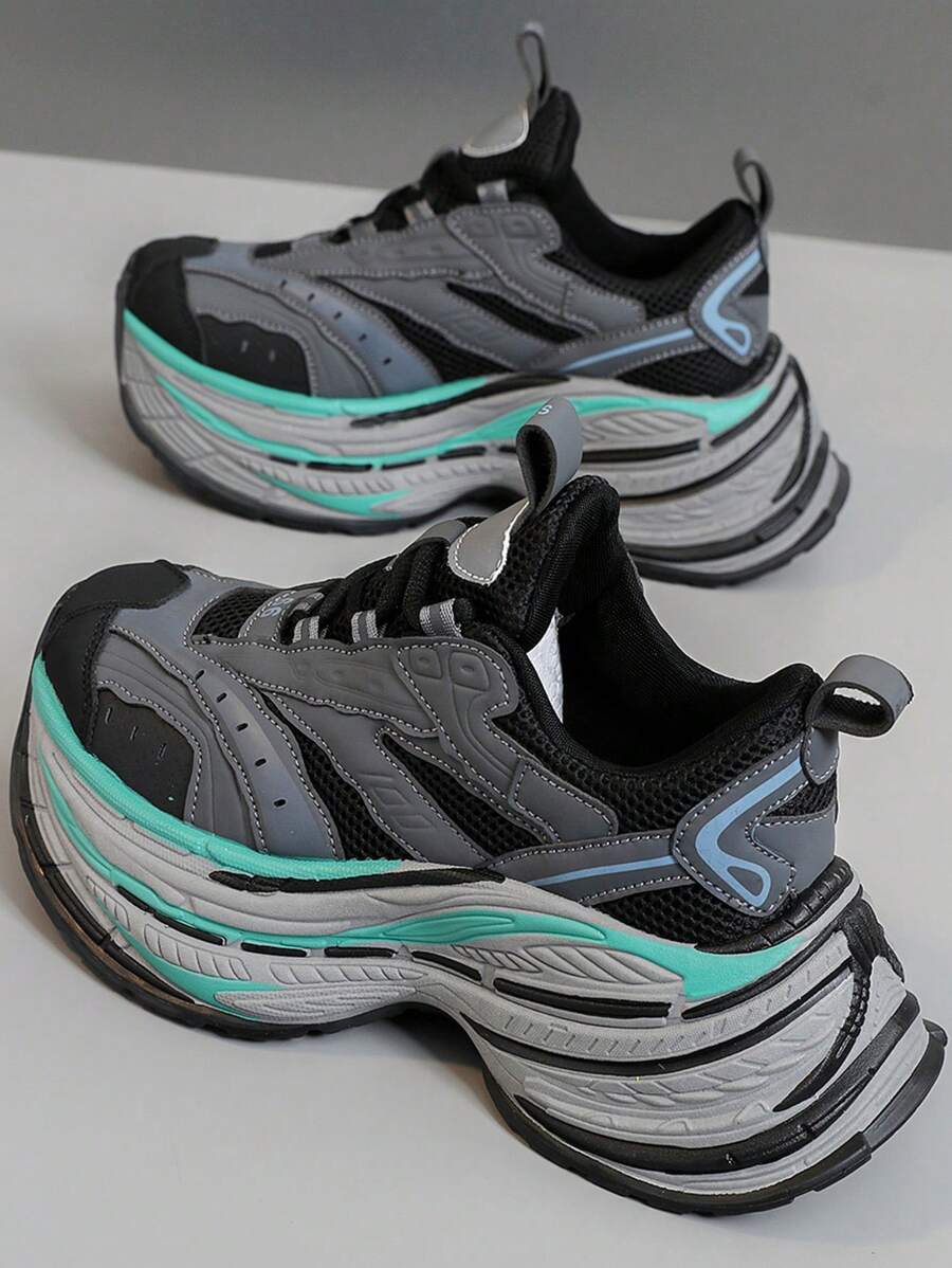 Extra Thick Sole Chunky Sneakers Women, Running Shock Absorbing Lightweight Athletic Shoes, Casual Outdoor Footwear, New Autumn Style