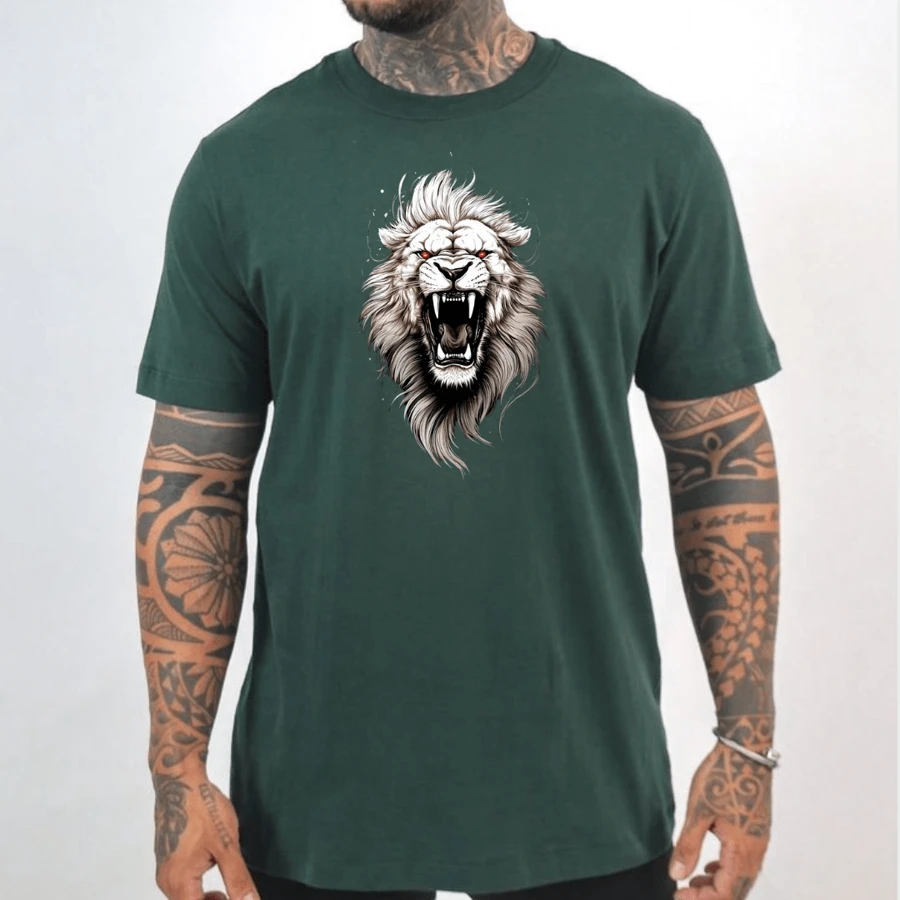Camiseta Streetwear Leão Judá Evangélica Unissex Camisa Premium Lançamento