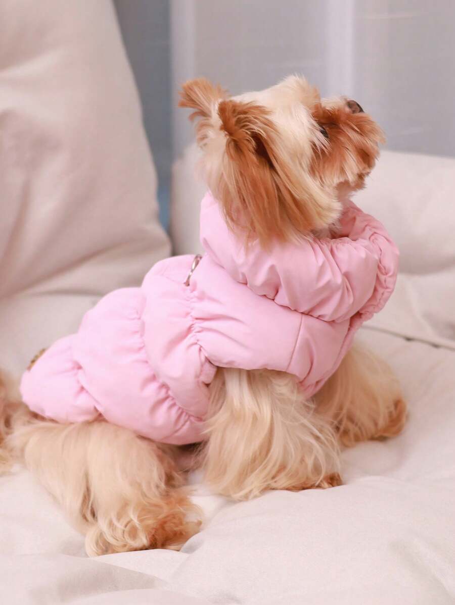 Hondenjas 3-laags dikke warme jas voor kleine middelgrote honden, 8 kleuren beschikbaar, herfst/winter