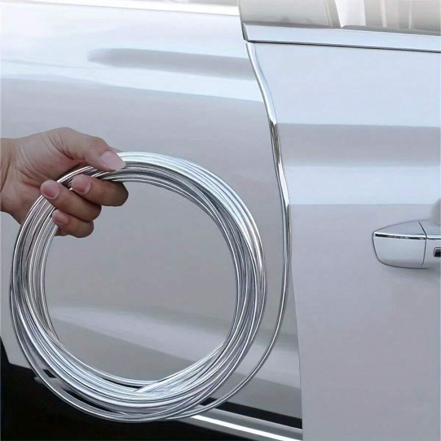 5M Transparent Car Door Edge PVC Anti-Scratch Protector, Automotive Anti-Collision Sealing Strip, Car Door Anti-Collision Protective Strips, Invisible Door Edge Anti-Scratch Guards