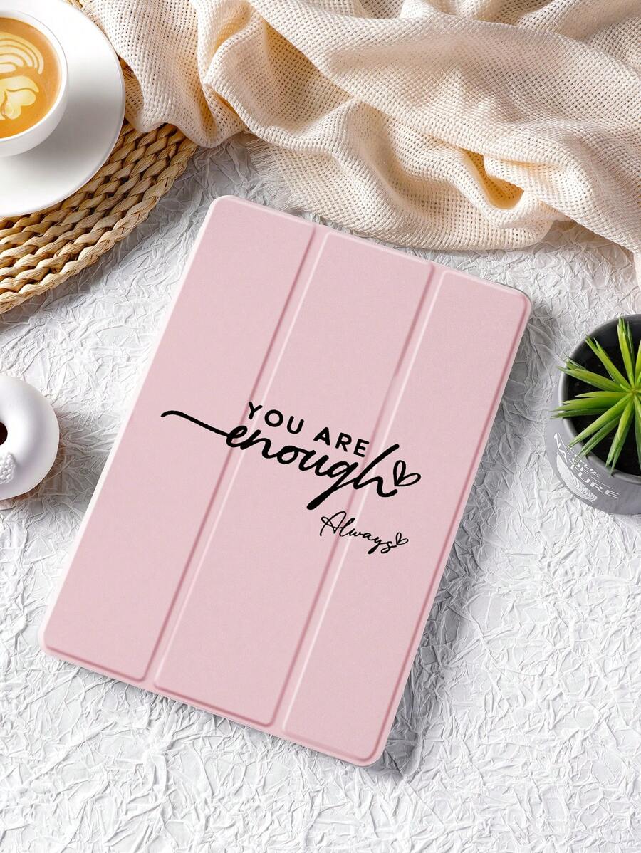 1 szt. Etui ochronne na tablet z wzorem angielskiego słowa, kompatybilne z iPadem 10,2", iPadem Pro 11" 2021/2020/10. generacji/Mini4/5/6, Samsung Galaxy Tab A8 10,5" 2022, Matepad 10,4/Tab, ze slotem na ołówek, obsługa automatycznego uśpienia/wybudzenia