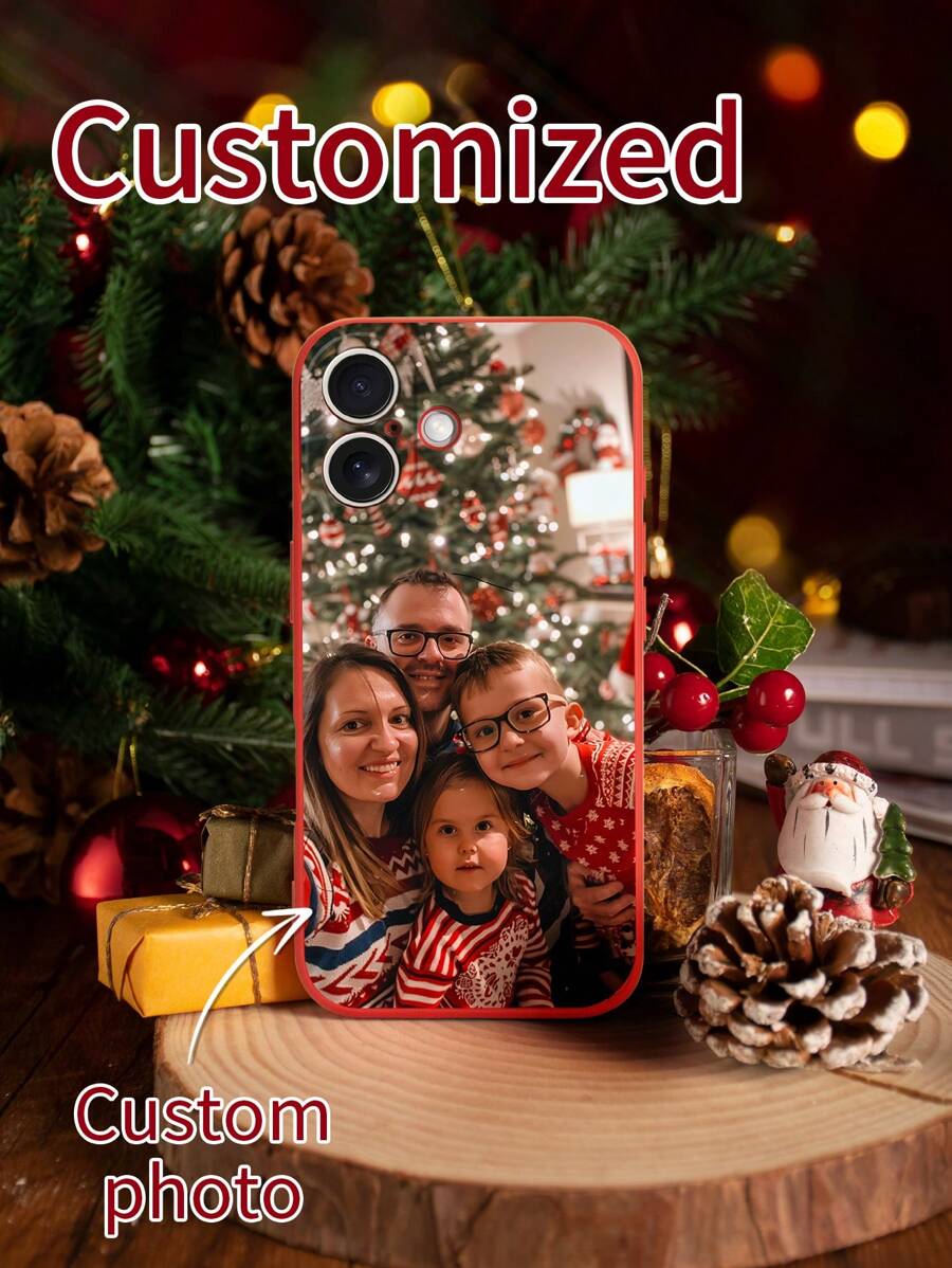 1 pieza Funda de teléfono de silicona líquida personalizada compatible con iPhone 15 Pro Max / etc.