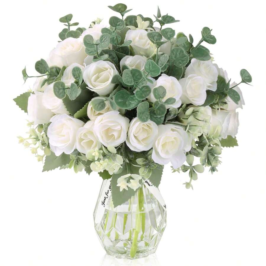 1 PIEZA Ramo artificial de flores de rosa, hortensia y peonía - Regalo del Día de San Valentín, decoración de fiesta de cumpleaños, canastas de flores de boda, flores de novia, decoración para el hogar en comedores, dormitorios, alféizares de ventana, jarrones, decoraciones navideñas, jardines al aire libre, inicio del período escolar