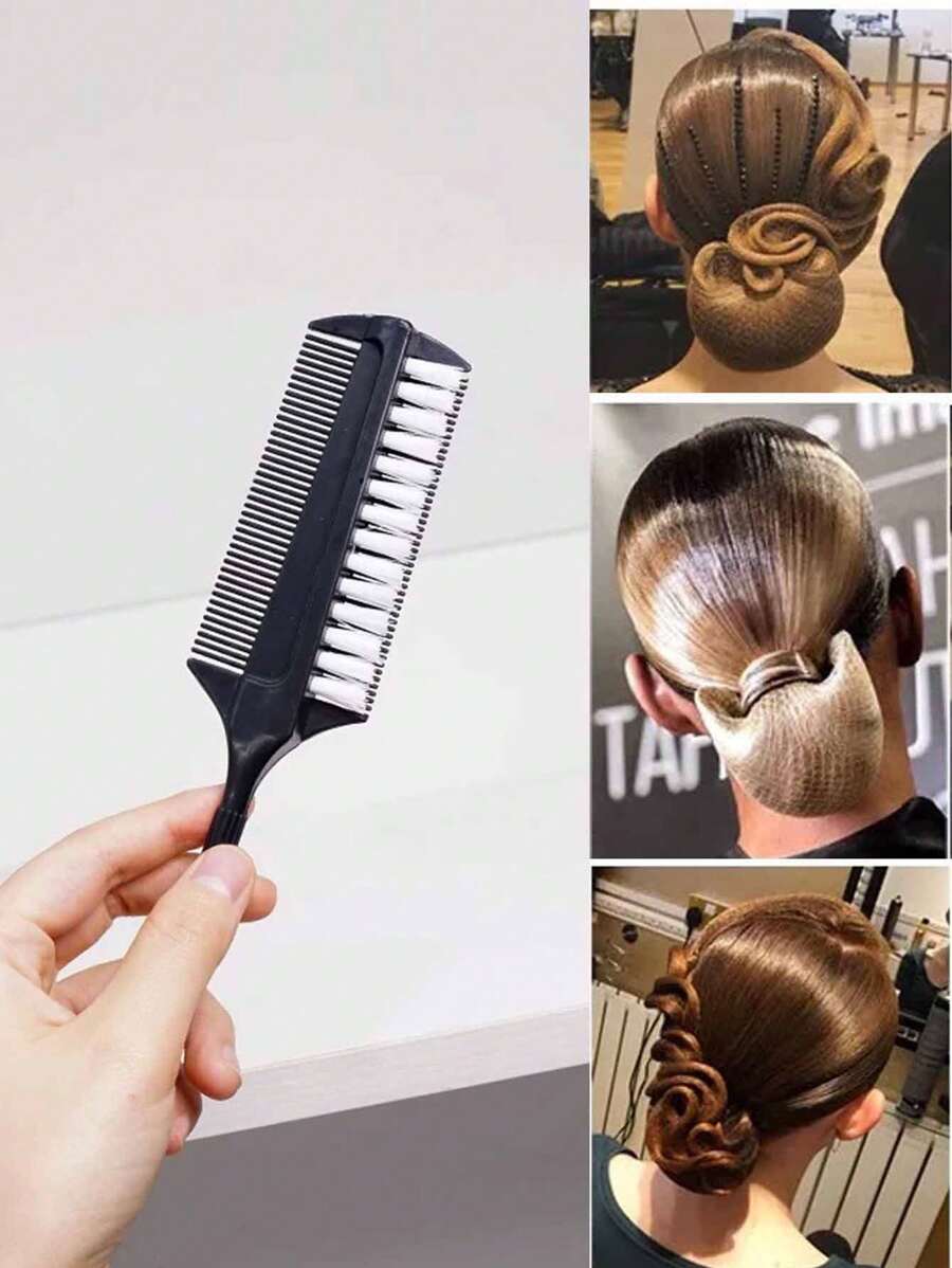 1pc Hair Brush Brush For Combining Makeup And Hair Comb,Brush For Latin Dance Hairstyles And Smoothing Hair With Pointed Tail Comb And Row Hairbrush