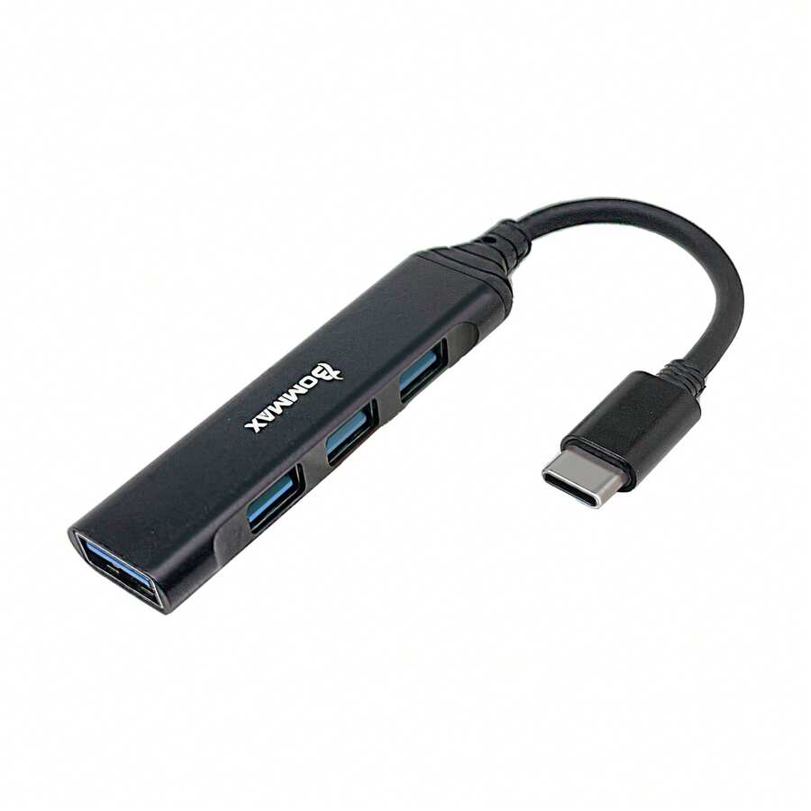 Hub Adaptador Usb Tipo C p/ 4 saídas Usb A - A058