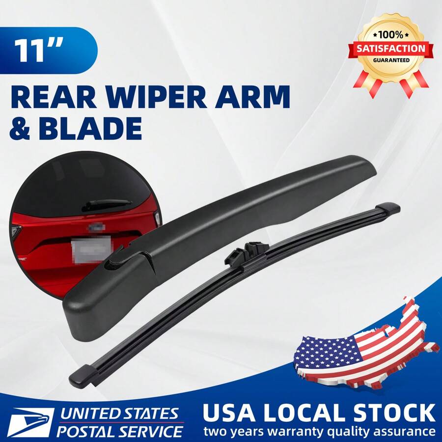 Replacement For Escape 2013-2017/ Explorer 2011-2018/ Lincoln MKX 2016-2018, Rear Windshield Wiper Arm Blade Set - Easy Installation