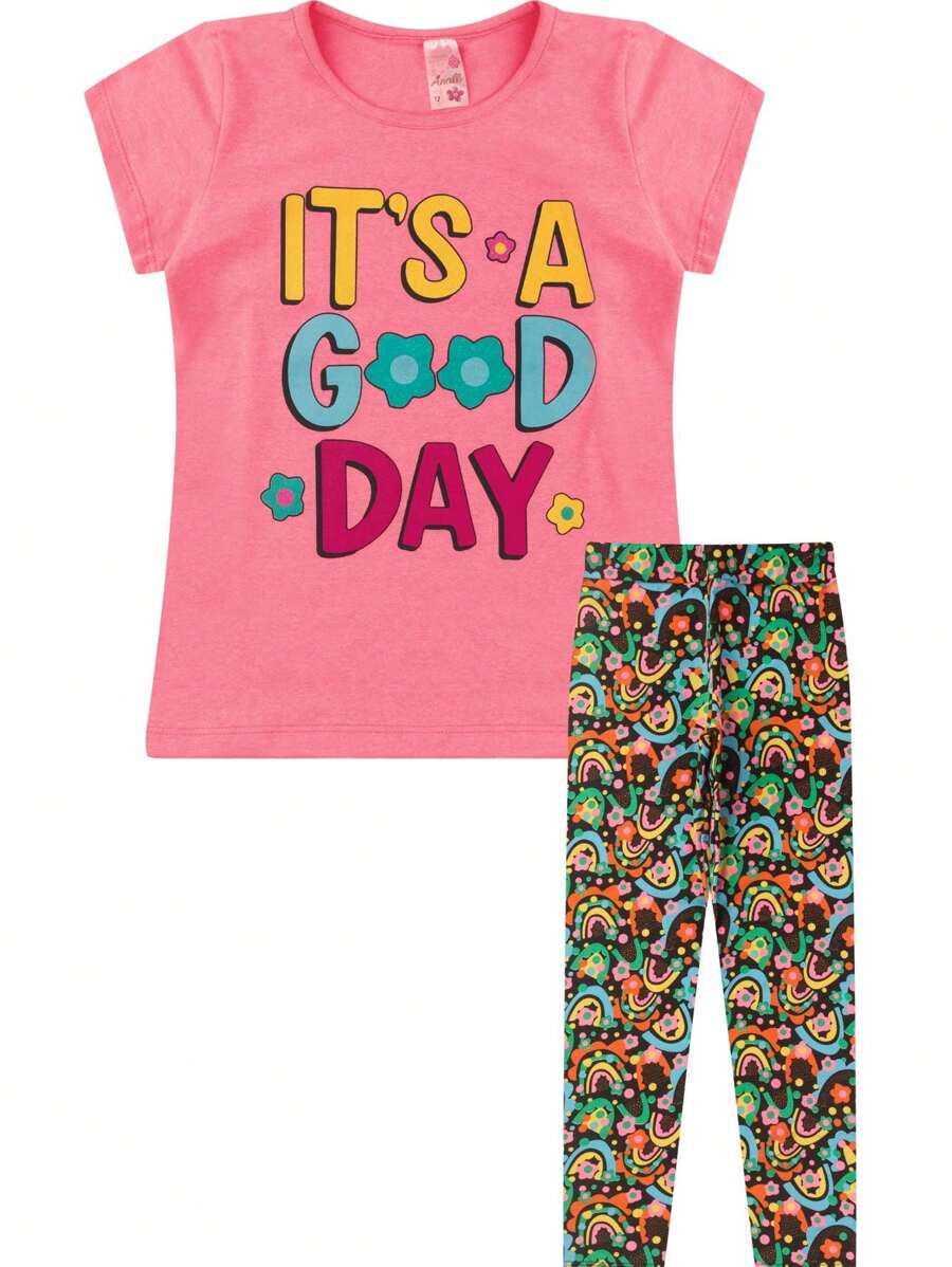 Conjunto Kids Juvenil Feminino Meia Estação Premium