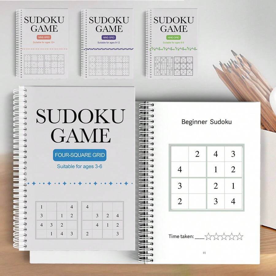 Sudoku Puzzelboek - Uitdagende Wiskundige Geestestraining Om Logica En Redeneren Te Verbeteren, Uitgebreid Wiskunde Oefenboek Voor Mentale Stimulatie, Geavanceerde Probleemoplossende Oefeningen, Activiteitenboek Voor Volwassenen, Wiskunde Oefening, Wiskunde Speelgoed, Sudoku, Boeken, Puzzelboek, Puzzelboeken Voor Kinderen, Interactief Boek, Puzzel Voor Kinderen
