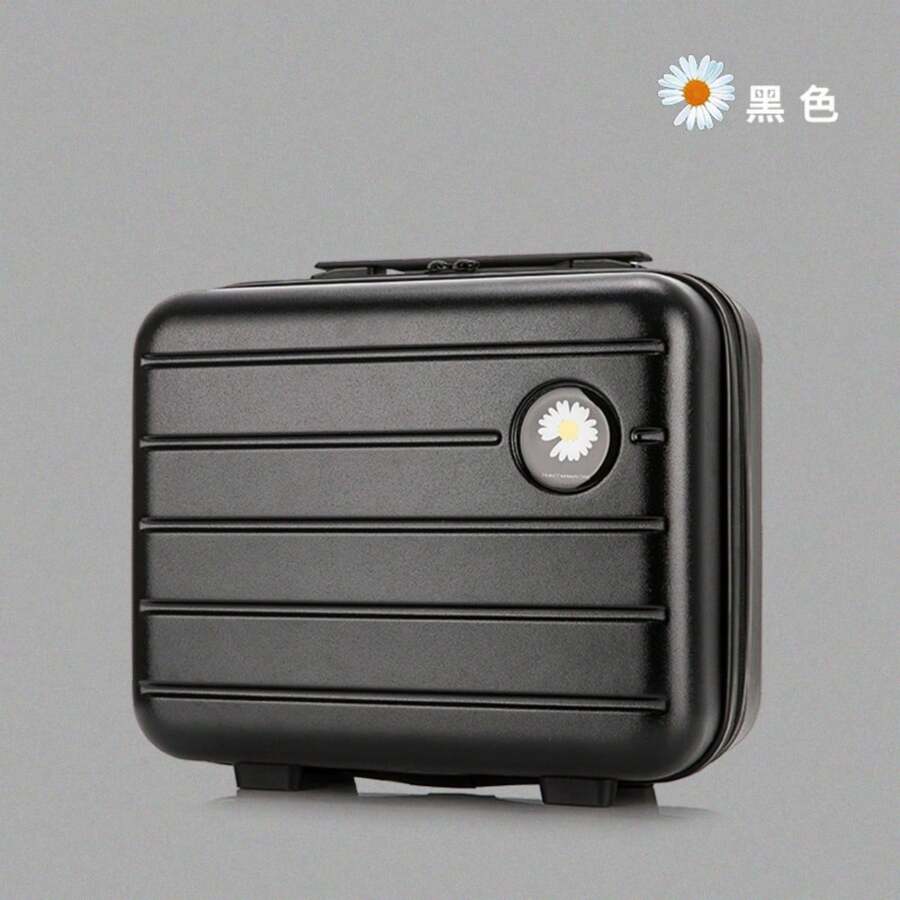 1pc Portable Cosmetic Bag, Women's Travel Toiletry Bag With Handle, Multifunctional Cosmetic Bag Makeup Bag Women's Large Capacity Zipper, Portable Fashion Travel Toiletries, Makeup Brush, High-Value Storage Bag, Travel Can Be Fixed Trolley Case, Swimming Trip, Picnic Waterproof