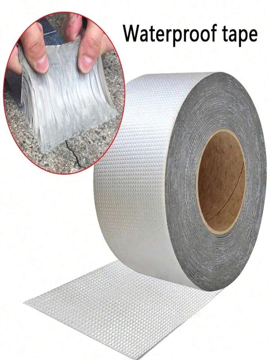 1pc High-Quality Waterproof Aluminum Foil Tape, For Wall, Pool, Roof Crack And Pipe Repairs And Sealing