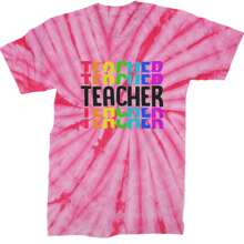 Tie-dye spider pink