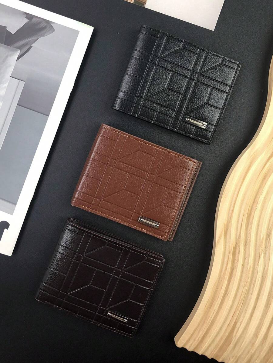Men's Business Wallet, Student Billfold, Large Capacity And Multiple Card Slots Short Wallet, Simple Daily Portable Wallet, Business And Retro Minimalist Travel Wallet, Ideal Gift For Men, Suitable For Gifting On Birthdays, To Boyfriend, Father, Or CoupleLarge Capacity Multi-Card Slots,Business Casual Style,Birthday Gift,Graduation Gift,Father's Day Gift