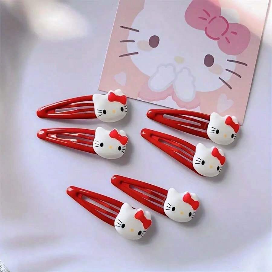 Sanrio Pinzas para el cabello lindas y bonitas, para decoración y uso diario por niñas