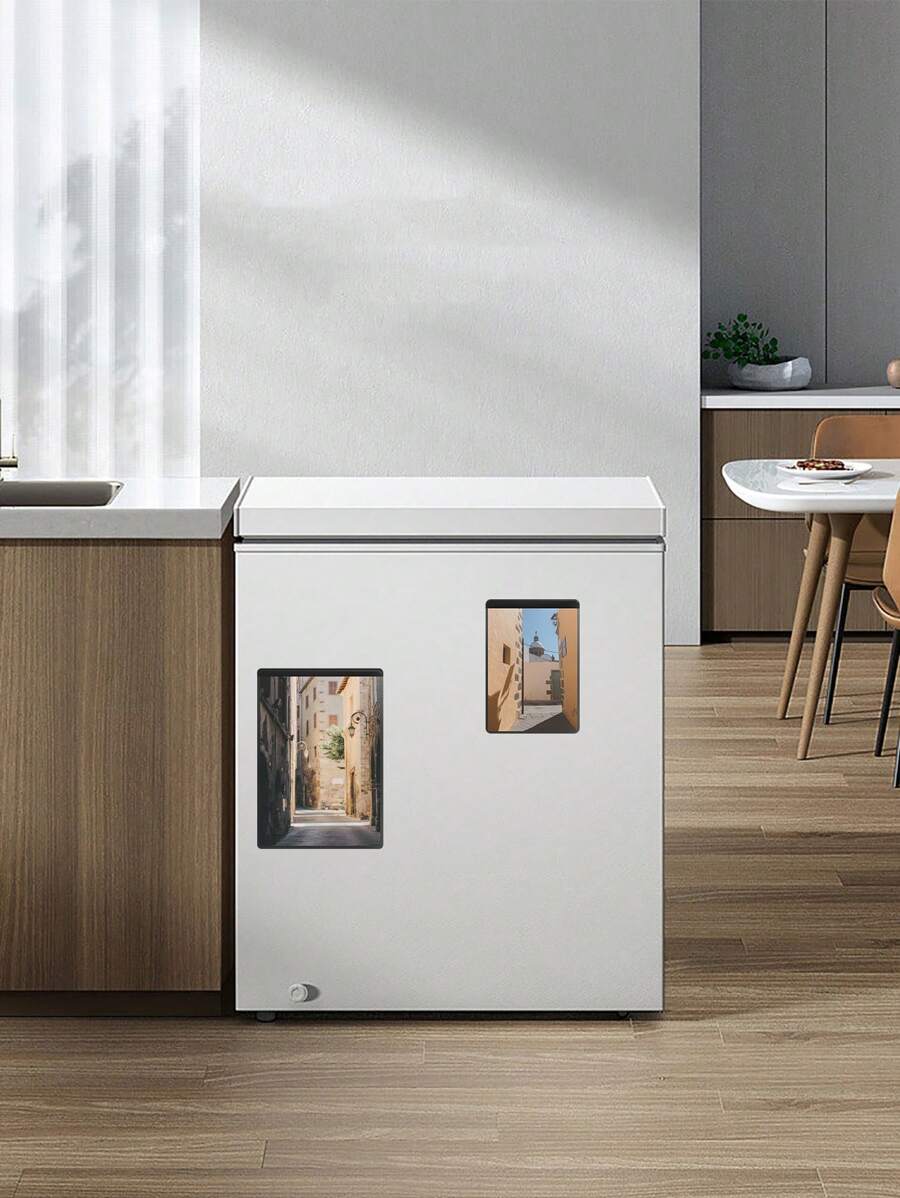 1pc Transparent Multi-Size Photo Magnetic Frame, Photo Magnetic Bag Photo Storage Bag, Transparent Magnetic Photo Frame, Fridge Magnetic Photo Frame