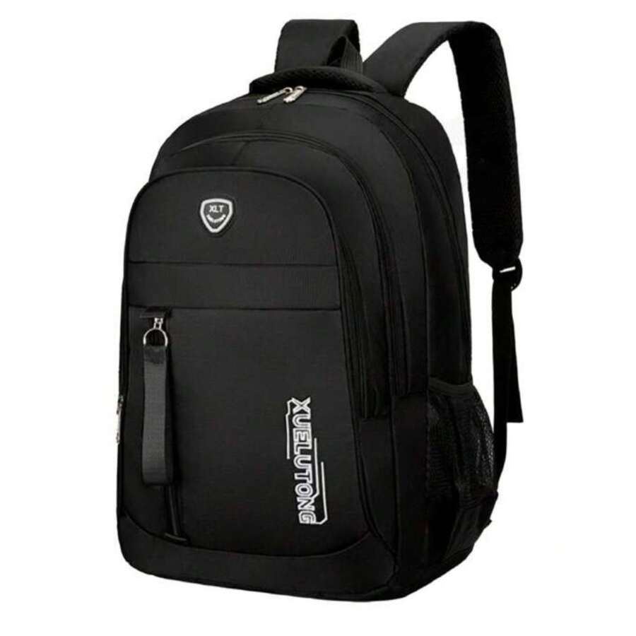Mochila de hombre resistente. Difetentes colores. Tres compartimentos. Cierre doble, cintas acolchonadas y cintas ajustables.