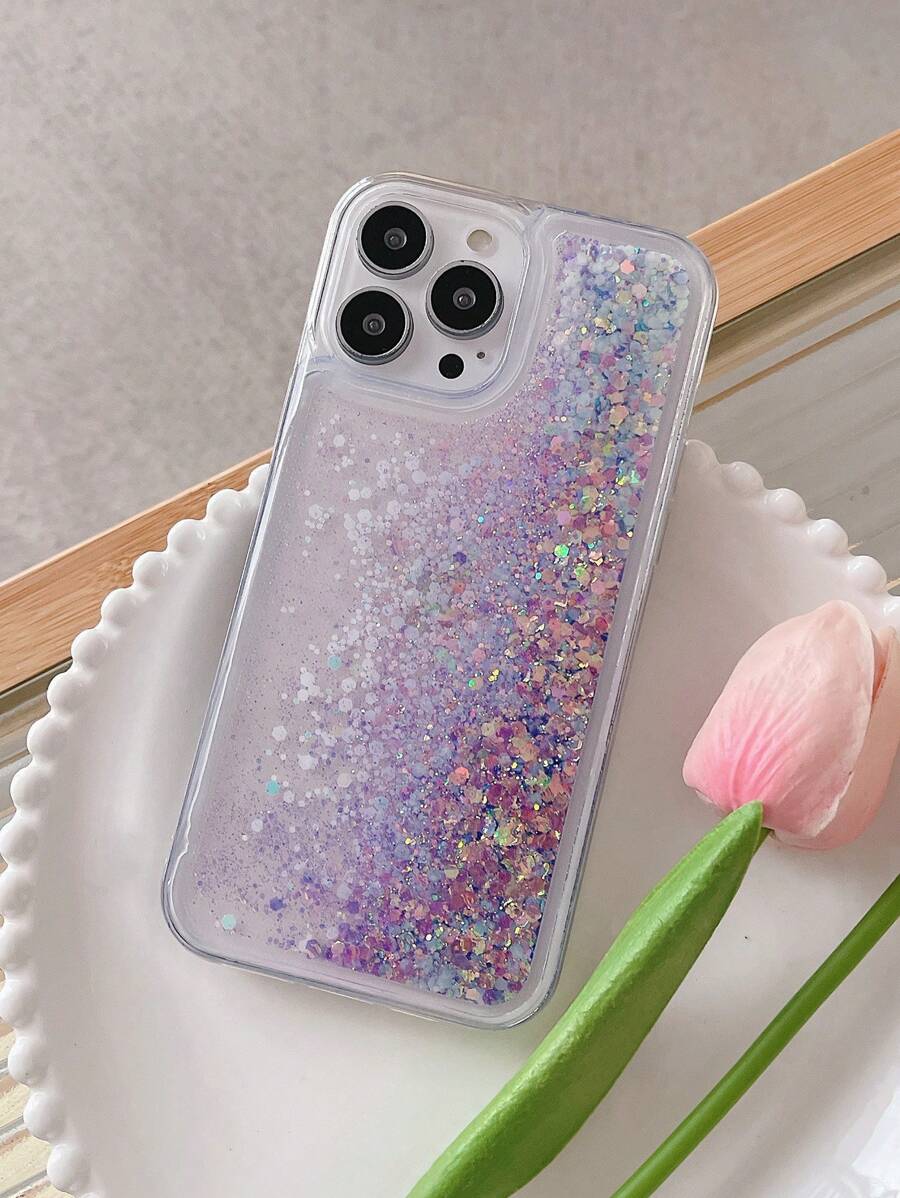 Luminous Glitter Bling IPhone 11 12 13 14 15 16 Series Phone Case