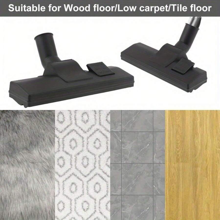 Vacuum Head Compatible With LG//Electrolux/, 35mm Replacement Vacuum Head Attachment For Carpet And Hardwood Floor, Universal Vacuum Cleaner Euro Floor Brush Head Brush Attachment,Tool Accessories