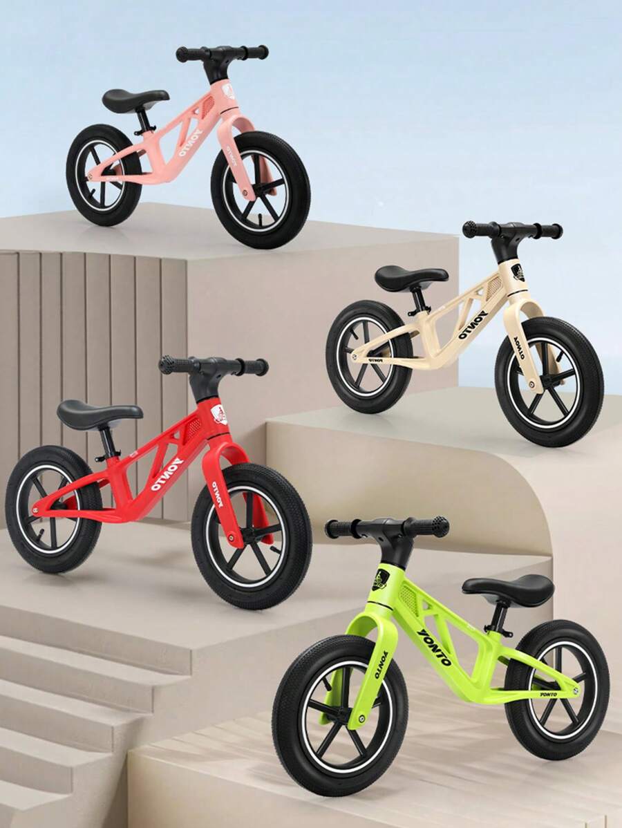 1pc Kids Balance Bike 12inch Or 14inch, No Pedals, Gift For Boys And Girls