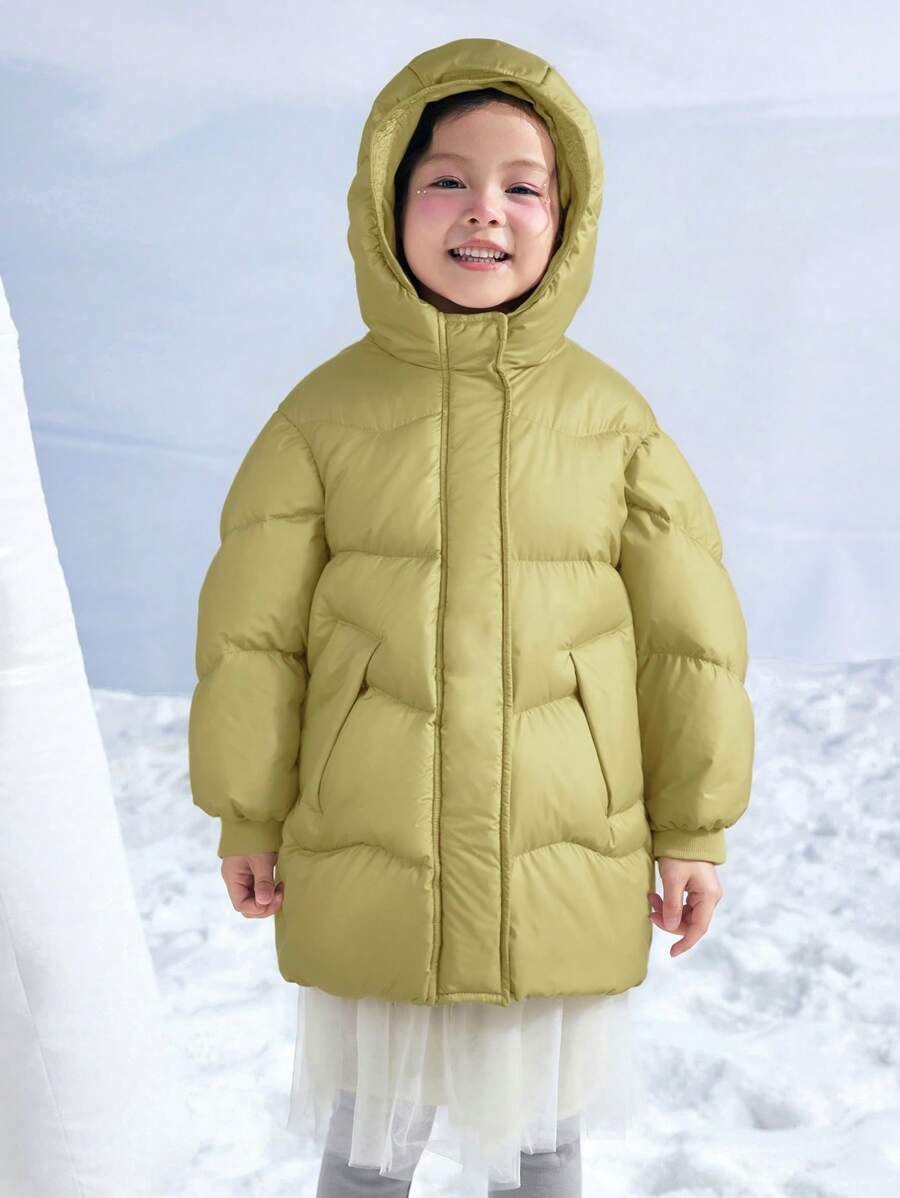 mini bala Meisjes Lange Donsjas Lichtgewicht Warme Babyjas