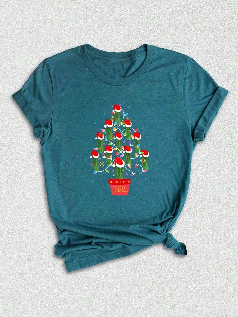 Santa Pickle Tee, Christmas Pickle Gift, Funny Pickle Shirts, Cute Pickle Tee, Pickle Lover Gift, Birthday Shirt, Girls Pickle Shirt
