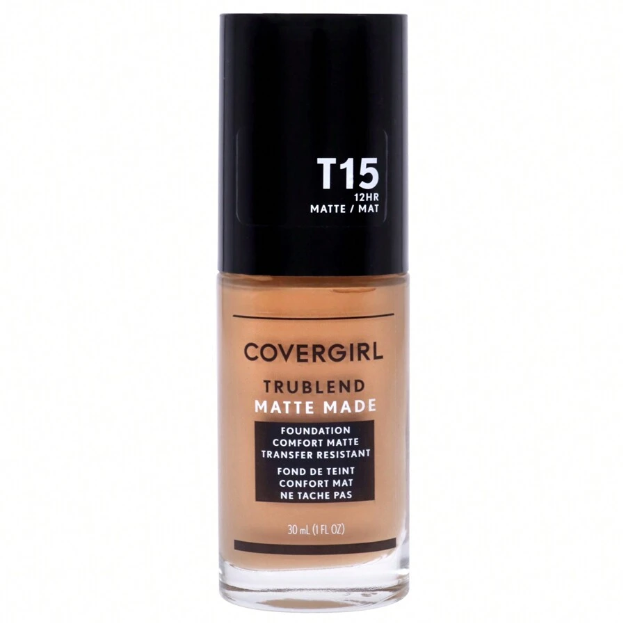 CoverGirl TruBlend Matte Made Liquid Foundation - T15 Golden Honey By CoverGirl For Women 1 Oz Foundation
