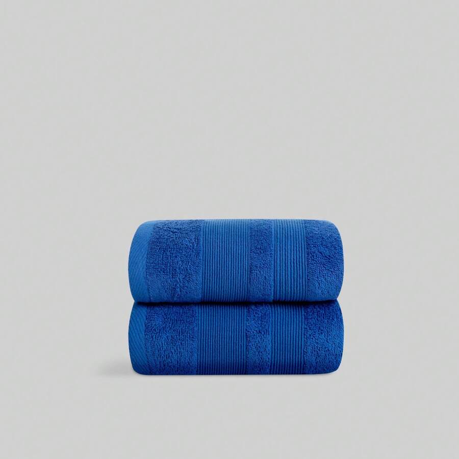 Toalla Onomic azul de 50x100 cm para decoración de baño en el hogar en verano