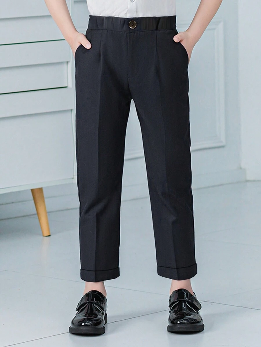 Young Boys Suit Pants, Young Boy Trousers, Suitable For Everyday Wear In Autumn/Winter