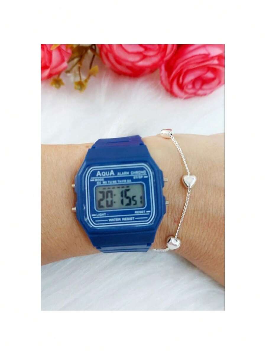 Relógio Aqua Feminino Digital Original A Prova D'água
