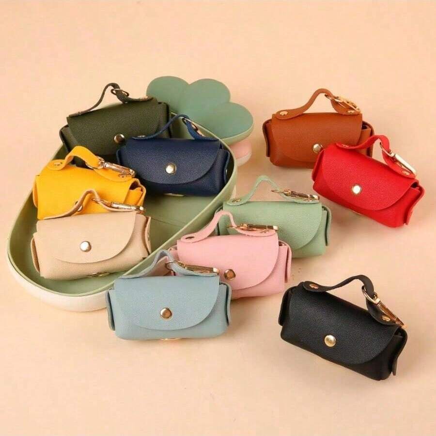 Portable Leather Dog Waste Poop Bag Dispenser / Pet Disposal Holder, Multi-Color For Cross-Border