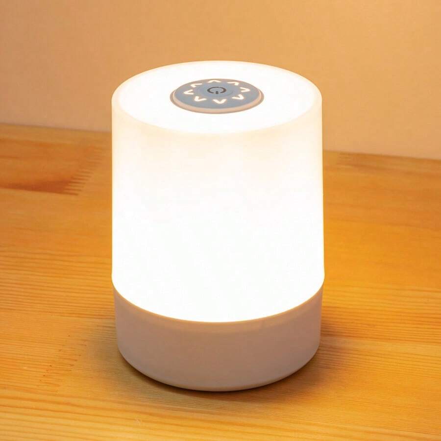 1 Pc Rechargeable Night Light With Remote Control, Night Light For Kids, 3 Colors Dimmable LED Touch Night Light Lamp With Timing For Nightstand, Stepless Dimming Portable Night Light For Bedroom, Kids Night Light, Nursery Night Light, Nursery Lamp, Touch Night Light For Baby Nursery, Kids, Adults