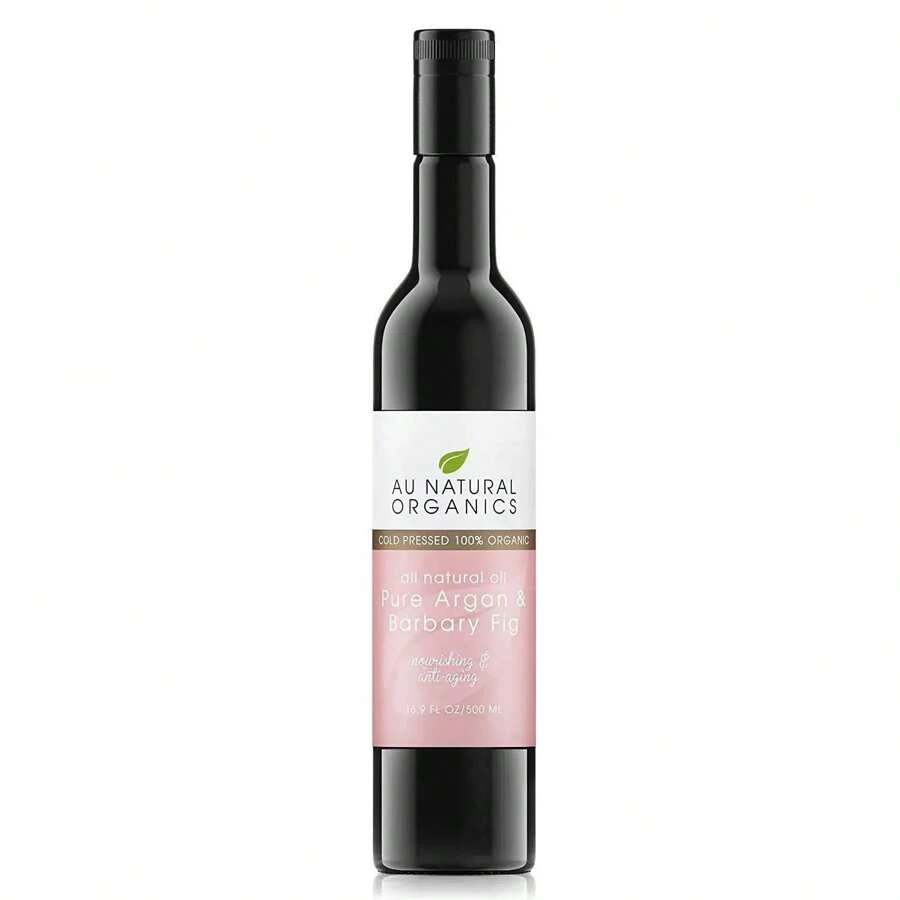 Au Natural Organics Premium Argan & Barbary Fig Essential Oil For Skin & Hair Care – Moisturizing & Nourishing