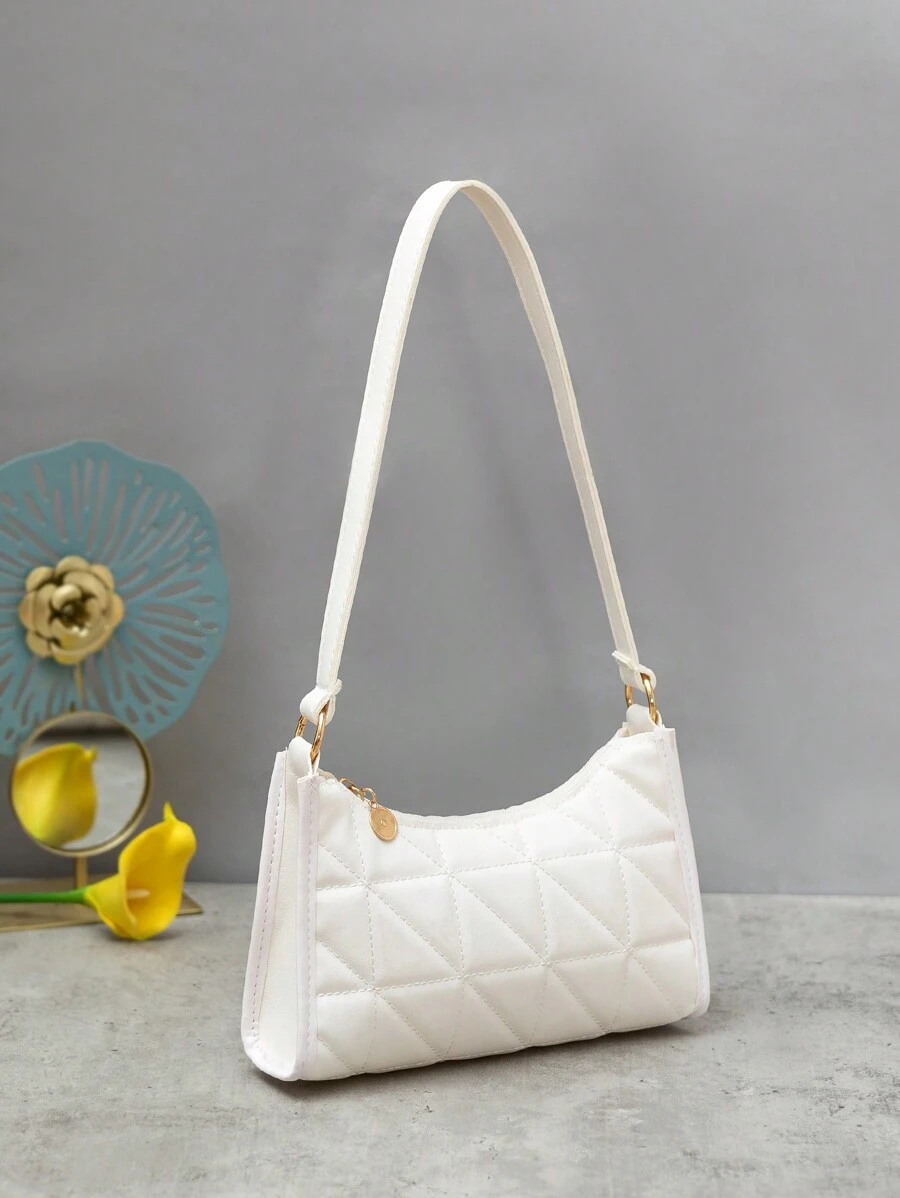 1pc Bolsa de ombro bordada da moda feminina, bolsa crossbody da moda