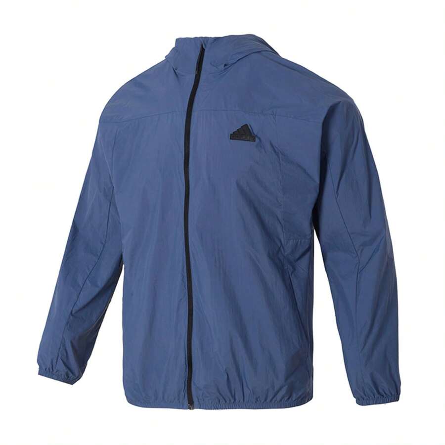 Adidas Chaqueta casual de punto para hombre, ropa deportiva de moda, chaqueta acolchada con capucha cómoda y cálida, IT3941