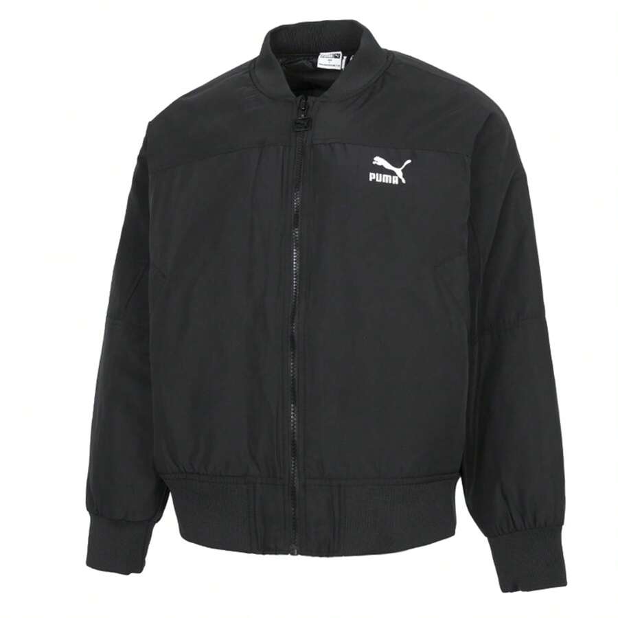 Puma Down Bomber Jacket For Women, Warm Sports Casual Baseball Coat For Outdoor Use. Recommended To Order One Size Smaller. 535585-01