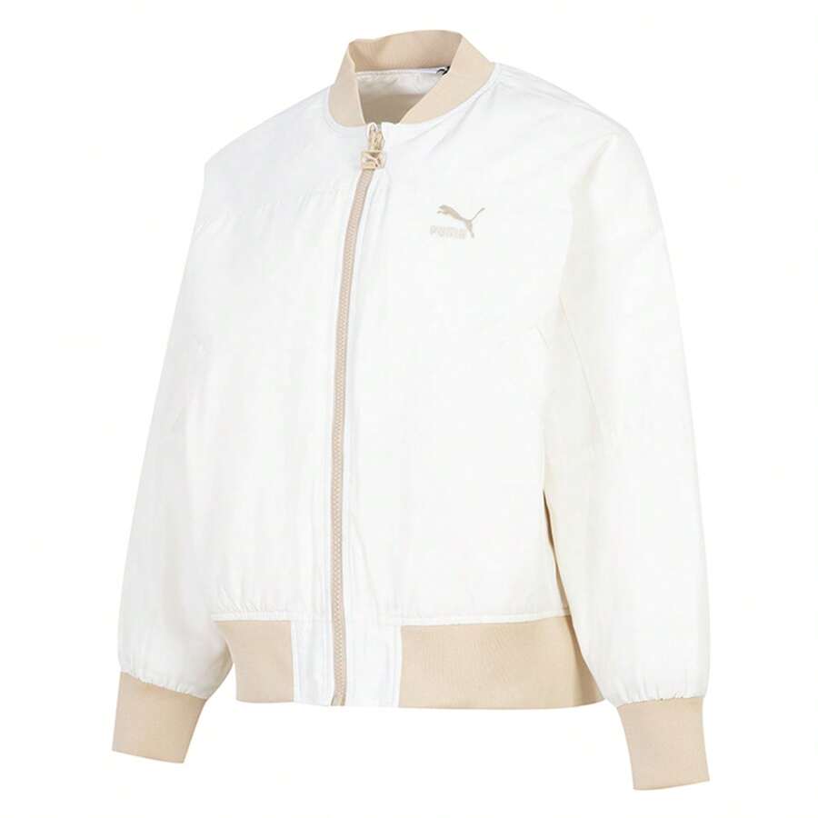 Puma Down Bomber Jacket For Women, Warm, Casual, Baseball Jacket Outdoor Coat. Recommend Ordering One Size Smaller