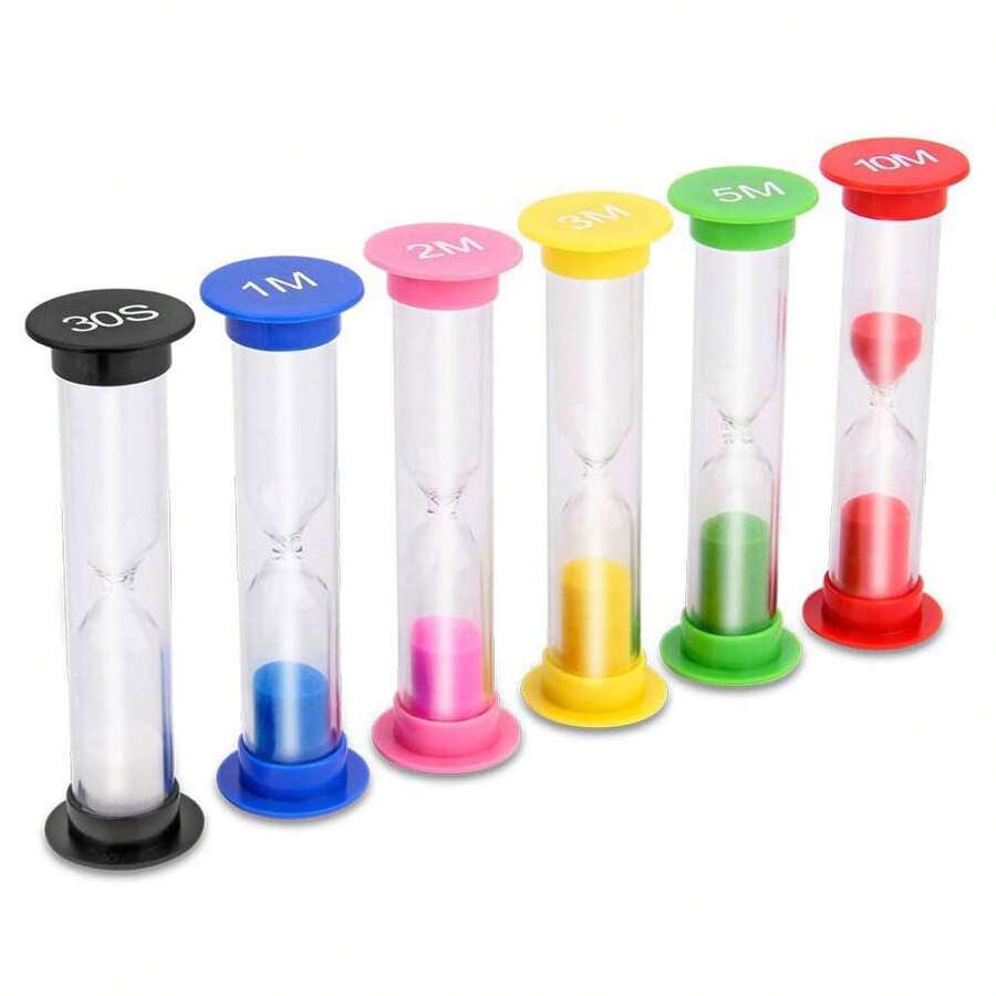 1pc 30s/1/2/3/5/10min Game Timer Countertop Table Board Game Timer For Party/Kids Game