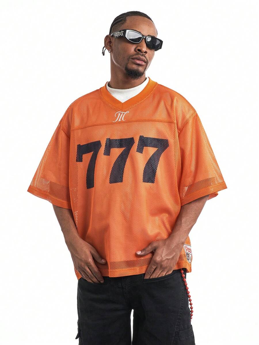 Koszulka do koszykówki MT99 American Street Style Mesh Hollow, nadruk liter i cyfr, wzór dla par